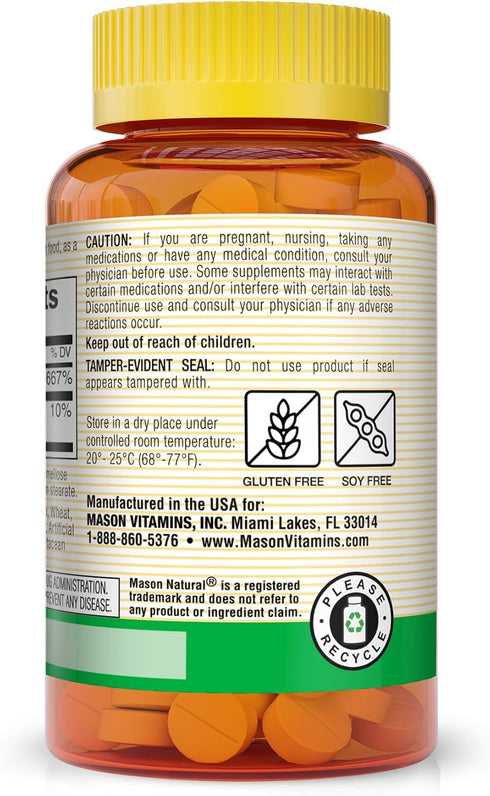 Mason BIOTIN 5000MCG, 60 per bottle