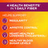 Metamucil 4-in-1 Fiber Supplement for Digestive Health, Orange Flavored Psyllium Husk Fiber Powder