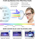 MARE AZZURO Blue Light Blocking Reading Glasses for Women, Computer Readers (Demi, 5.0)