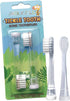 Jack N' Jill Tickle Tooth Sonic Electric Toothbrush Replacement Heads, Set of 2, Extra Soft