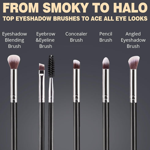 Makeup Brushes Set BEAKEY, Professional Foundation Eyeshadow Concealer Blush Powder Bronzer Applicator