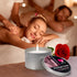 LOVE PLAY Massage Oil Candle for Home SPA - Vegan Moisturizing Body Oil Candle for Relaxation (6.76oz)