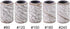 PANA 100 Pieces Nail Sanding Bands, Professional Nail Manicure, Great Fit for Nail Drill Bits, 120 Grit, Zebra
