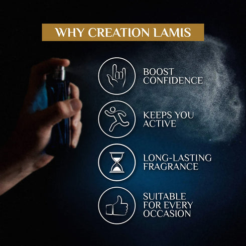 Pure Black by CREATION LAMIS, 3.3 OZ