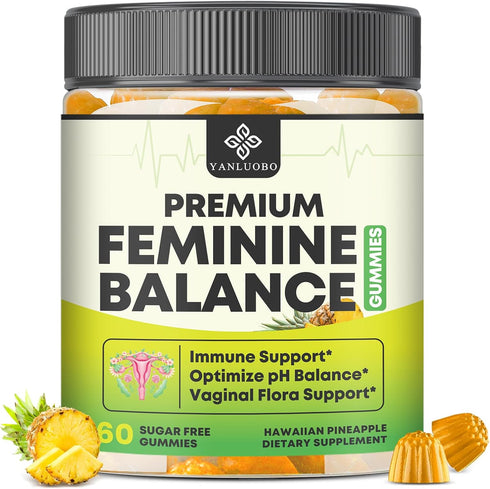 Feminine Balance Probiotic Gummies - Women's Vaginal Health Support | PH Balance