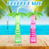 Jingmore 15 17 oz Frozen 5 Pcs Palm Tree Yard Cups Straw Water Bottle with Straws and Lid for Drinking Margaritas Cold