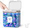 MUVEKA 186oz/5.5L Laundry Pods Container for Room Organization, Pod Up Holder With 30