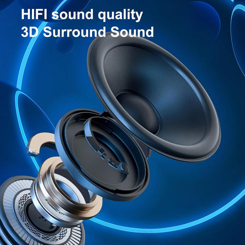 lyrlody 20H BT Sleep Sound Machine, Bone Conduction Pillow Speaker Wireless Sleep Aid for Adults with Digital Display
