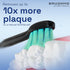 Brushmo Replacement Toothbrush Heads - Compatible with Philips Sonicare Electric Toothbrush, Black, 8 Pack