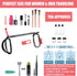 Rough Enough TSA Approved Clear Toiletry Bag for Women Travel Leakproof Makeup Organizer Case