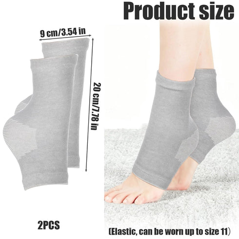 Zyghjort Ankle Sleeve Compress Foot Sleeves Compression Socks Breathable Foot Compressions Sleeves Compression Socksfor