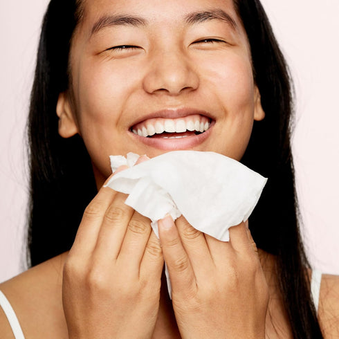 The Face Shop Rice Water Bright Makeup Remover Wipes, Vegan Cleansing Wipes with Rice Extract, Brightening &