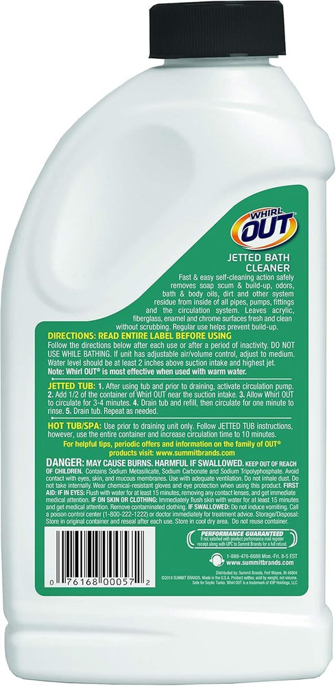 Summit Brands 22 oz (Pack 3) WhirlOut Whirlpool Cleaner, Fl