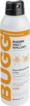 BUGGINS IV Performance Insect Repellent, 25% DEET for Mosquitoes, Gnats, Ticks, 6 oz Continuous Spray Can
