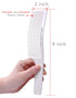 PERFEHAIR Curved Barber Clipper Comb, Flat Top Hair Cutting Comb for Men - White