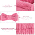 Ondder 8 Pcs Spa Headband Makeup Headband Fuzzy Skincare Headbands Terry Cloth Face Wash Headband Head Band for Skin Care Make Up Headbands for Women Makeup Bow Hair Band for Washing Face