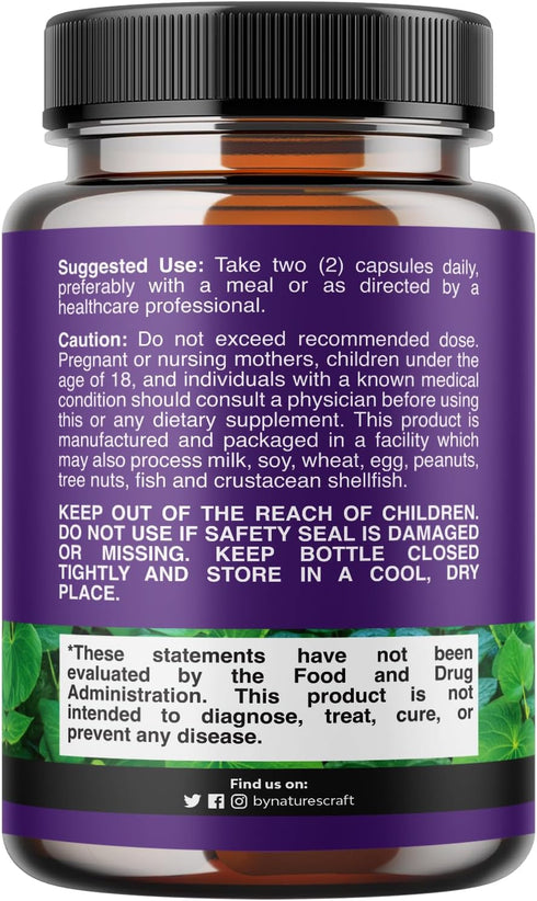 Kava Root Mood Support Supplement - 1000mg Serving Kava Kava Capsules Fast Acting Mood and Relaxing Supplement - Calming Kava Extract Vegan Adaptogen Supplement for Focus & Sleep (Trial Size)