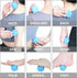 SIMPLECOOL 2.22.1in Small Spiky Massage Ball Trigger Point Massage Tool. Solid Bumpy Massager Balls for Deep Tissue