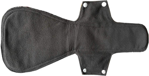 Sigzagor 2 16 Inch (41cm MUMBABY pcs Ultra-deep Sleep Guard Wide Charcoal Bamboo Mama Cloth/Menstrual Pads/Reusable