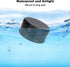 Portable Metal Pill Box - Single Waterproof Pill Container for Travel, Daily Round Aluminium Medicine Organizer Holder