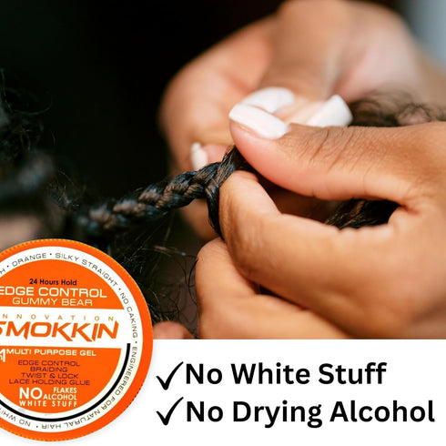 Long-Lasting Twist and Lock Hair Styling Gel - Gummy Bear Scent, 24-Hour Superior Hold, Nourishes and Repairs for All