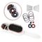 PAK Travel Hair Brush with 30 Hair Accessories Included - Wet/Dry Hair Brush with Built-in Storage by BeautyHak