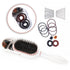 PAK Travel Hair Brush with 30 Hair Accessories Included - Wet/Dry Hair Brush with Built-in Storage by BeautyHak