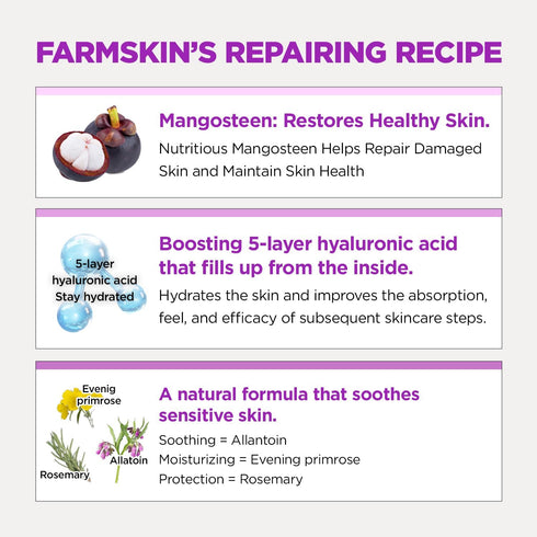 Superfood for Skin Hyalusteen Repair Toner 5.07fl.oz, 150ml - Facial Hydrating Toner for Soothing