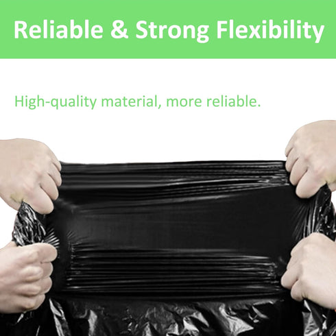 Joylake 40-45 60 Count 1.2 4 40-45 Gallon Heavy Duty Trash Bags Mil with Innovative Flap Ties | Compatible