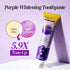 Teeth-150MIN Purple Whitening Toothpaste -Tone-Up Formula,Stain Remover, Plaque Remover,Appropriate for Sensitive Mint