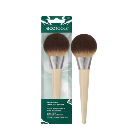 EcoTools Blurring Powder Makeup Brush, Large Fluffy Brush for Loose & Pressed Powder, Eco Friendly & Vegan