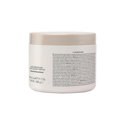 Il Salone Milano Professional Magnificent Mask - Moisturizing Hair Mask for Color Treated Hair - Provides Lasting Color Protection + Shine - Vegan, Salon-Quality Hair Care (500 ml)