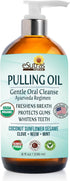 eSutras Pulling Oil Herbal Mouthwash, Coconut Sesame Sunflower Oils, Mint Clove, Whitens Teeth