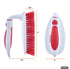 Superio Grout Brush, Dish Brush, Shower Scrubber Cleaning Brush, Stiff Bristles, Comfort Grip Handle,Red Brush Cleaner