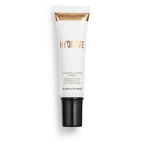Makeup Revolution Hydrate Primer, Lightweight Water-Based Primer with Vitamin E & Hyaluronic Acid, Vegan &