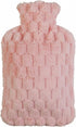 VERVEIO Hot Water Bottle with Plush Cover 1700ml, Hot Water Bag for Pain