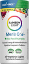 Rainbow Light Mens One Multivitamin, Daily High-Potency Immune Support, Vegetarian, 60 Count