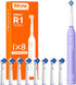 Bitvae R1 Rotating Electric Toothbrush with 8 Brush Heads, 60-Day Battery Life, 5 Modes Rechargeable Power Toothbrush