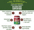 Peak Performance Organic Reds Superfood Powder, Best Tasting Organic Red Juice Super Food with 25+ All Natural