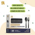 200 Count Heavy Duty Black Plastic Silverware Set, BPA Free Plastic Forks and Spoons for All Occasions