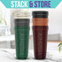 '-6 PACK- 28 oz Shaker Cups for Protein Shakes, Leak Proof Protein Shaker Bottle