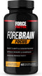 Force Factor Forebrain Focus Brain Booster - 60 Capsules, Nootropic Brain Support Supplement for Clarity & Concentration