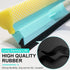 51" Squeegee for Window Cleaning - 2 in 1 Window Cleaning Squeegee Kit with Dual Side Rubber & Sponge