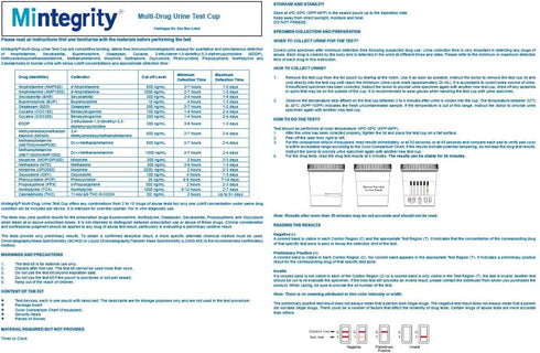 2 Pack 12-Panel Instant at Home Urine Test Kits, Multi-Panel Urine Screening Testing Kit