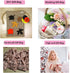 LYSXP 50PCS Burlap Bags with Drawstring, 4x6 Inch Cream Color Gift Bag Jewelry Pouches for Wedding Party Favors