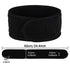 Whaline Terry Cloth Spa Facial Headband Wrap, 4 Counts Stretch Towel for Bath, Makeup, and Sport (Black)