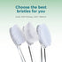 Radius Toothbrush Replacement Brush Heads, Soft, 2-Count Pack of 6