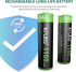 Kruta AAA 1100mAh High Capacity 1.2V Ni-MH Rechargeable Solar Lights Battery (Pack of 12)