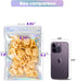 5.5x7 inch Holographic Packaging Bags, Resealable Foil Pouch Mylar Sample Bag Great for Small Business and Party Favor Food Storage(50 Pcs-5.5x7 in)Holographic Color by Motomy