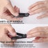 Manicure Set 8 in 1 Nail Clipper Set | RedFlow Nail Clippers, Travel Kit with Fingernail & Toenail Tools (Black)